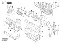Bosch 3 601 EA1 001 Gst 12V-70 Cordless Jigsaw 12 V / Eu Spare Parts